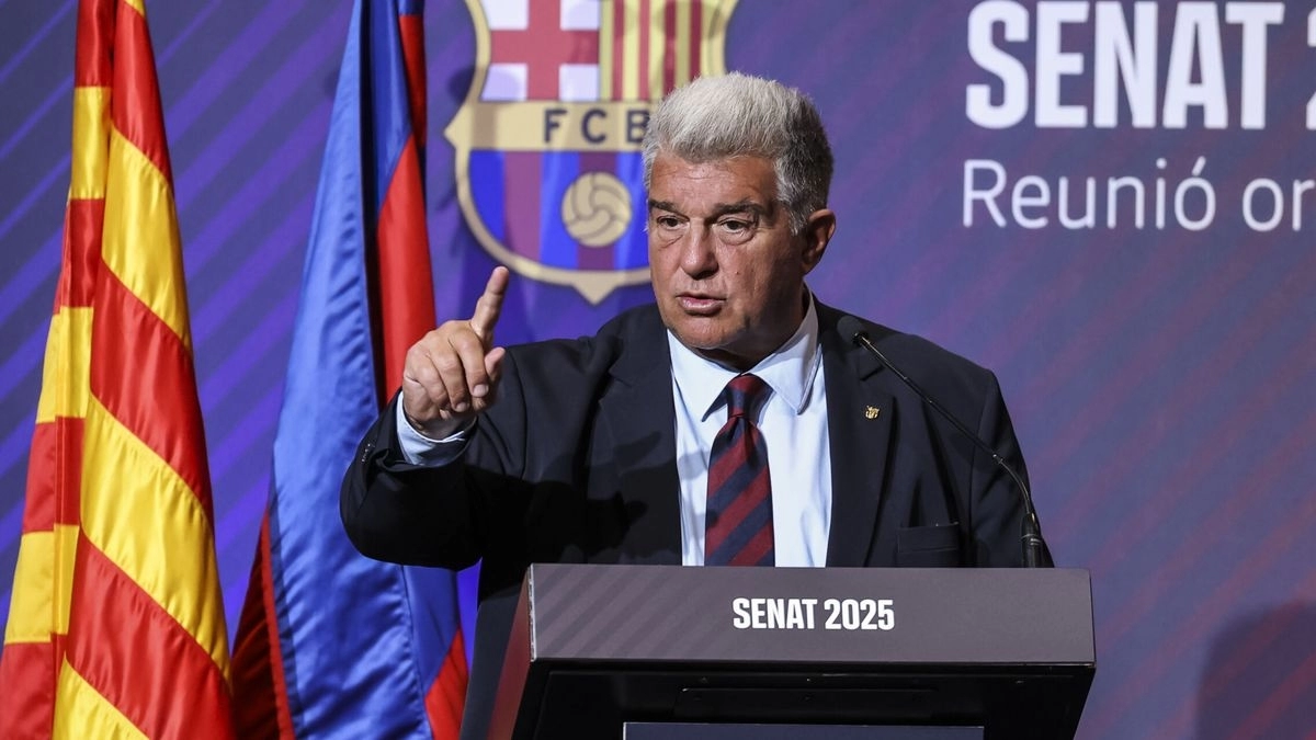 Joan Laporta, president of FC Barcelona.