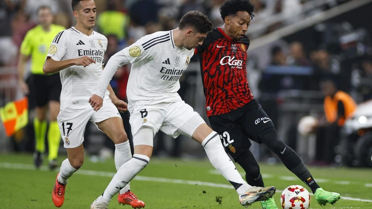Fede Valverde in a Real Madrid - Mallorca