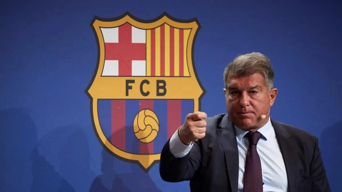 Joan Laporta, president of FC Barcelona