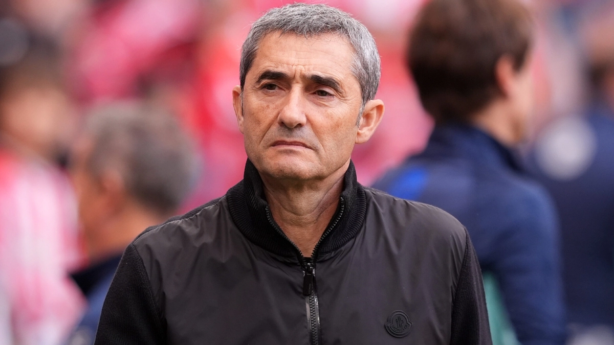 <p>Ernesto Valverde, Athletic Club's coach</p>