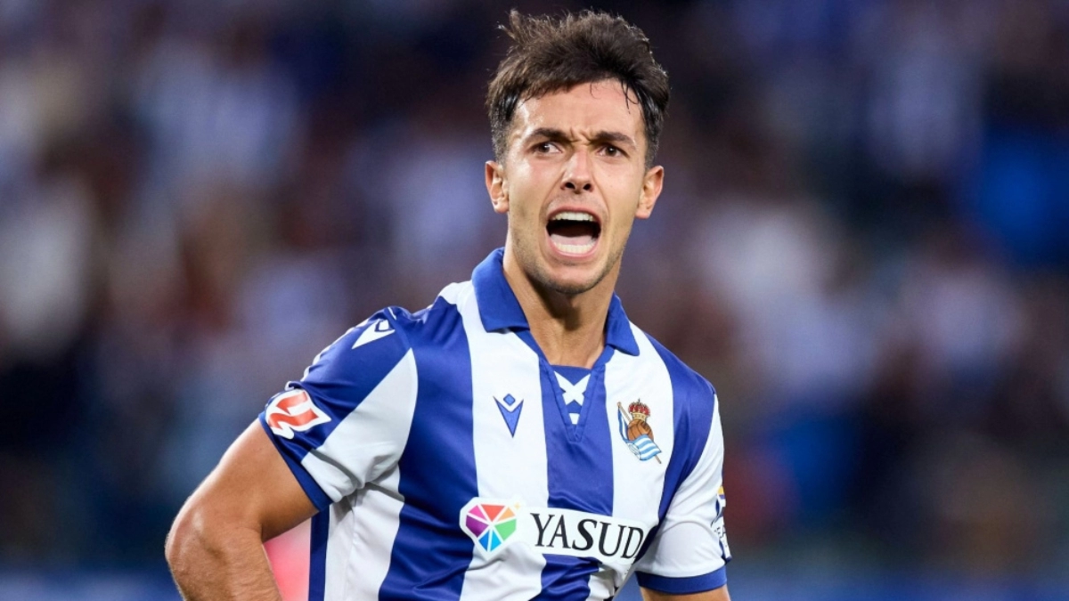 Martín Zubimendi, excentrocampista de la Real Sociedad