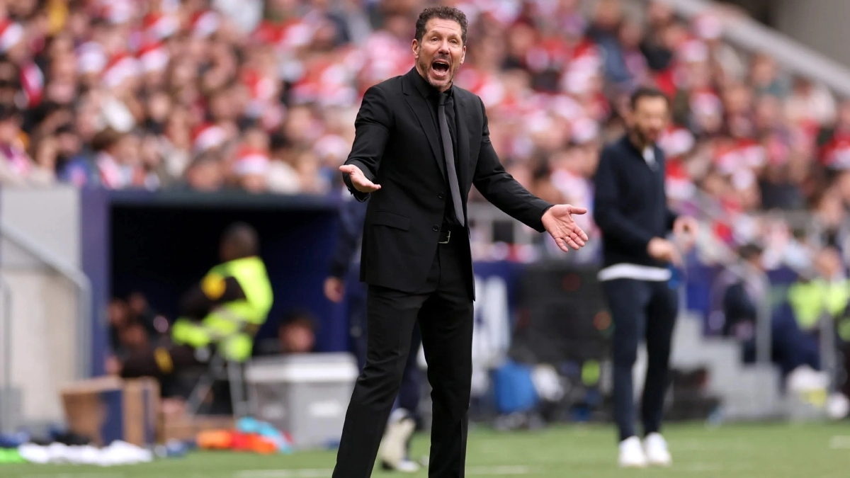 Diego Simeone, coach of Atlético de Madrid.