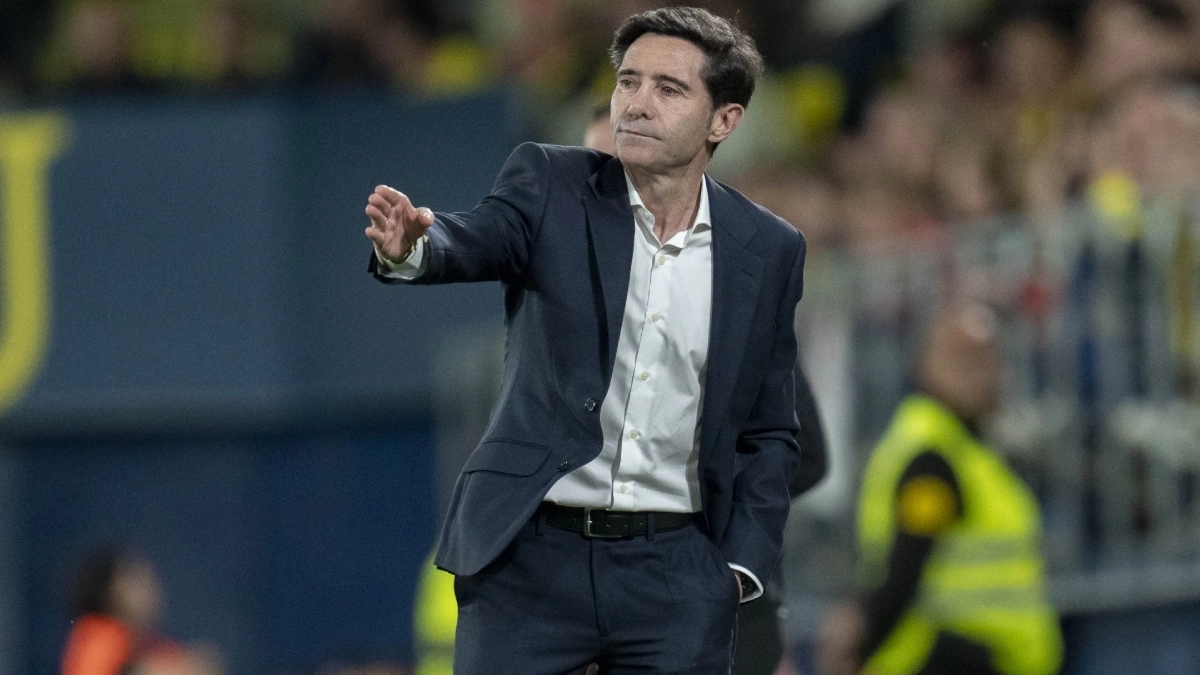 <p>Marcelino García Toral, Villarreal's coach </p>