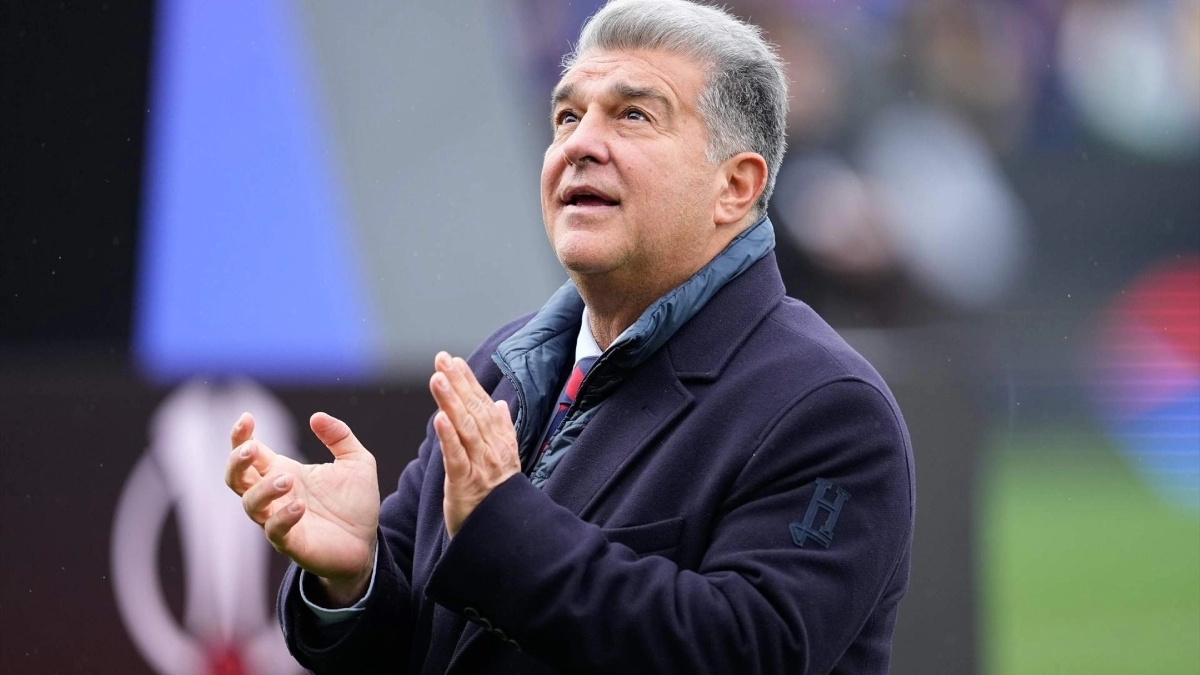 Joan Laporta, presidente del FC Barcelona