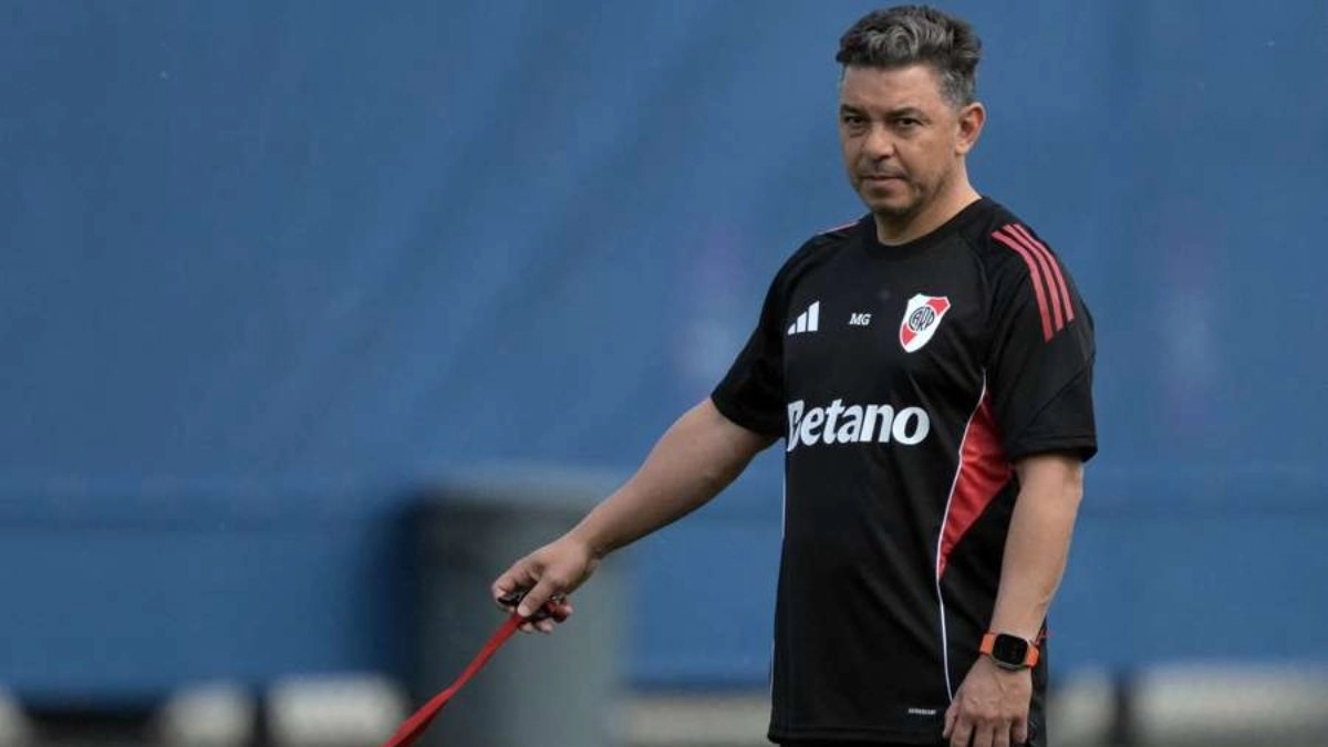 Marcelo Gallardo, River Plate's coach.