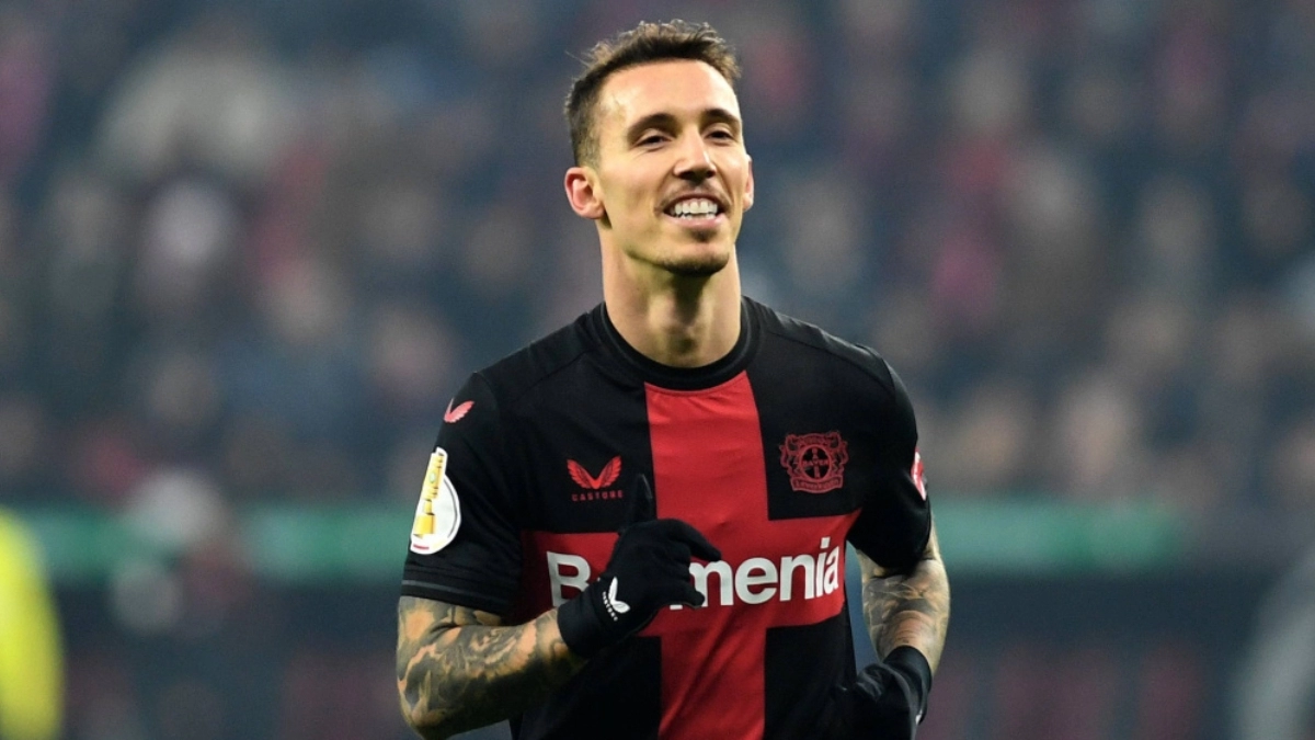 Grimaldo, left-back of Bayer Leverkusen