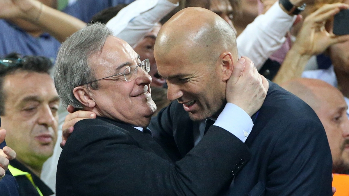 Florentino Pérez and Zidane