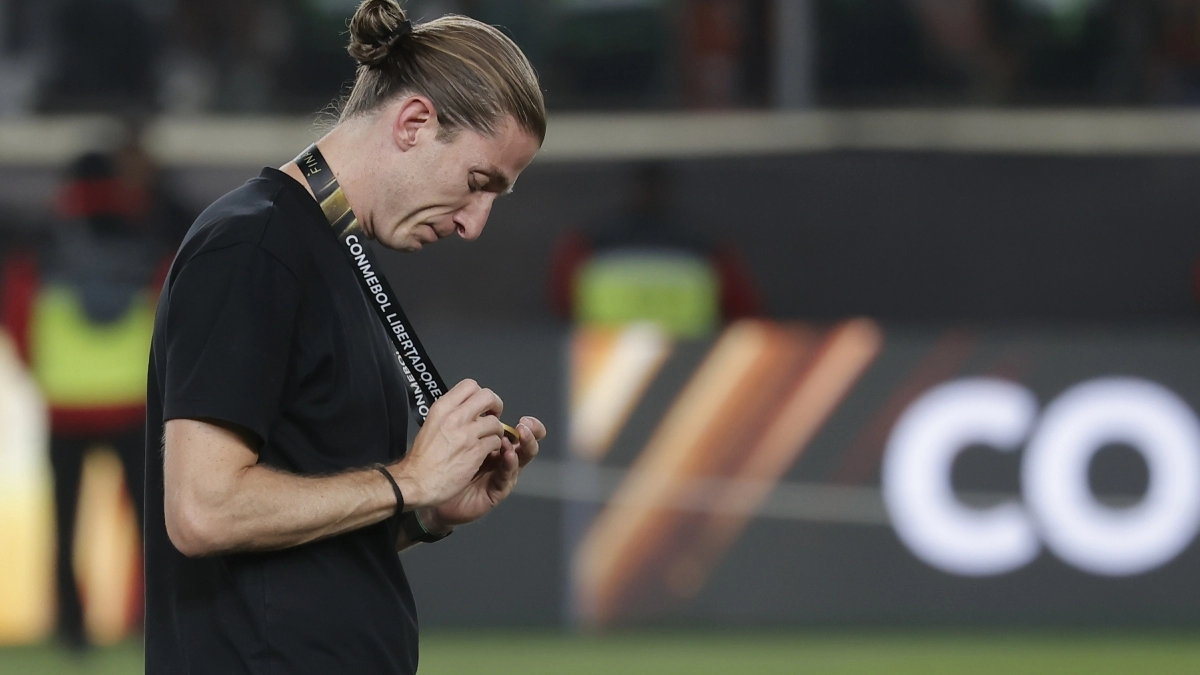Filipe Luis tras ganar la Copa Libertadores con Flamengo
