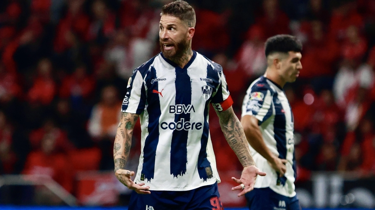 Sergio Ramos, defensa central de Rayados de Monterrey