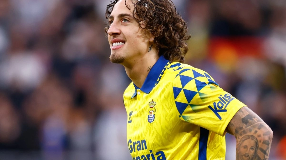 <p>Fábio Silva, striker who was on loan at Las Palmas.</p>