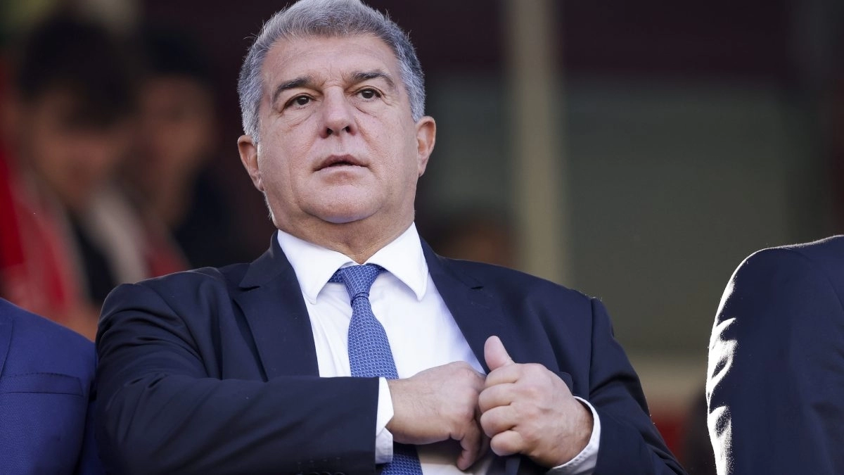 Joan Laporta, presidente del FC Barcelona