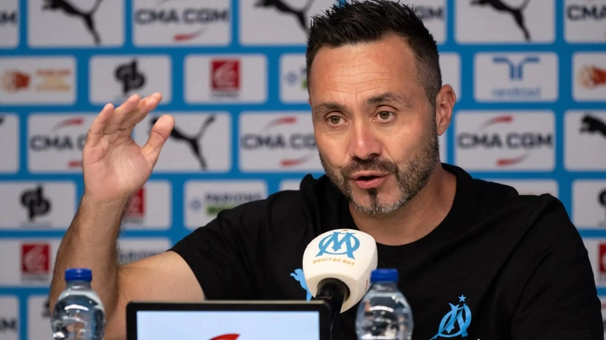 Roberto De Zerbi, coach of Olympique de Marseille