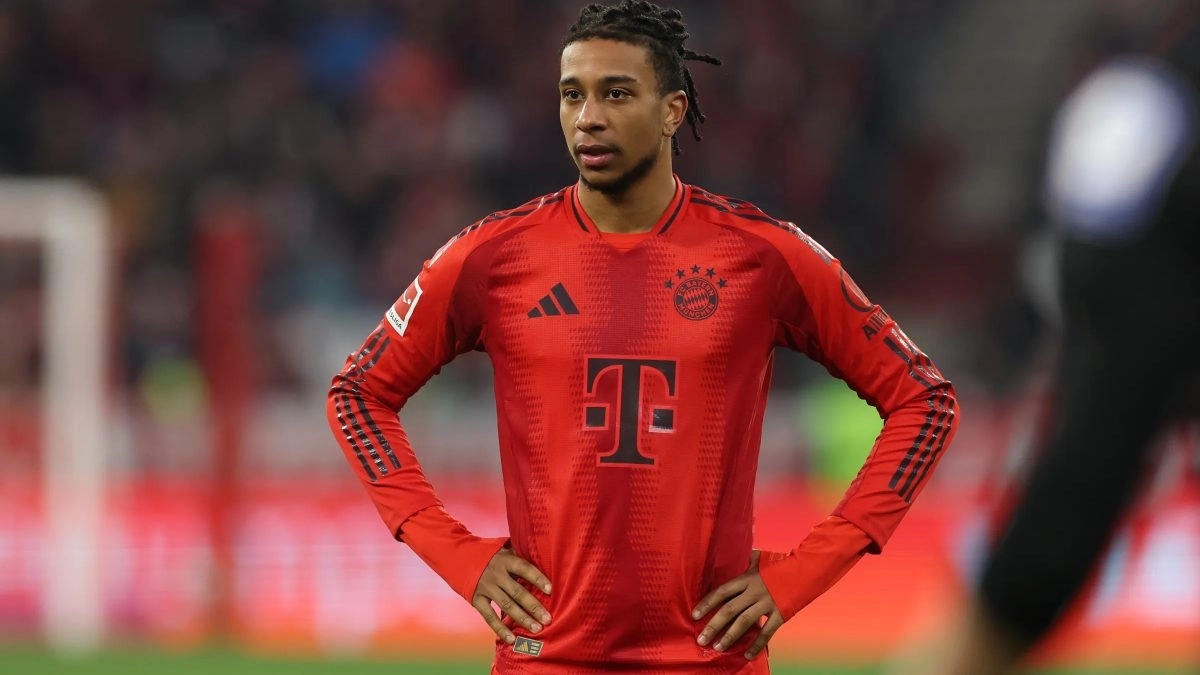 <p>Michael Olise during a match with Bayern Munich</p>