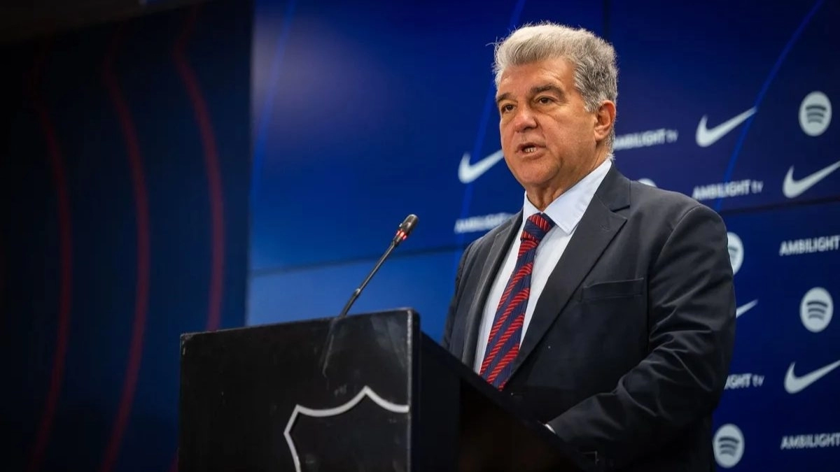 Joan Laporta, presidente del FC Barcelona