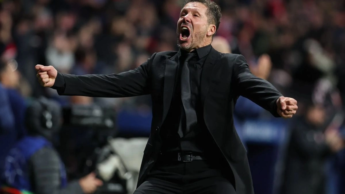 Cholo Simeone, entrenador del Atlético de Madrid 