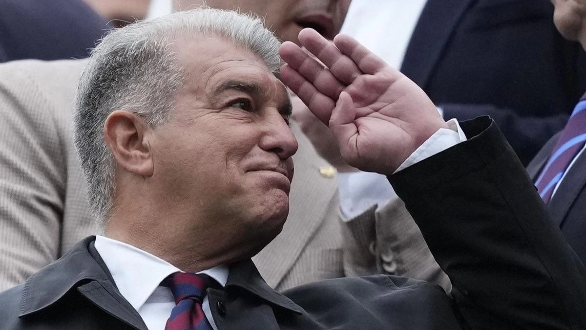 Joan Laporta, presidente del FC Barcelona