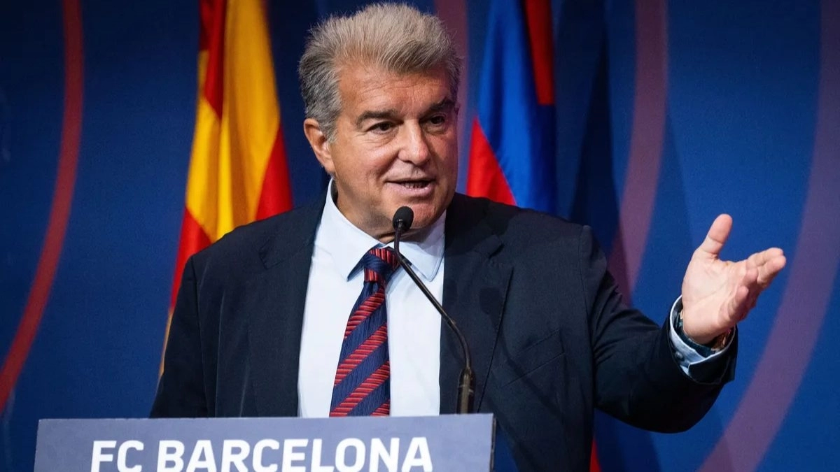 Joan Laporta, president of FC Barcelona