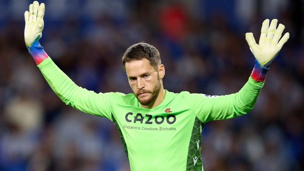 Álex Remiro, portero de la Real Sociedad