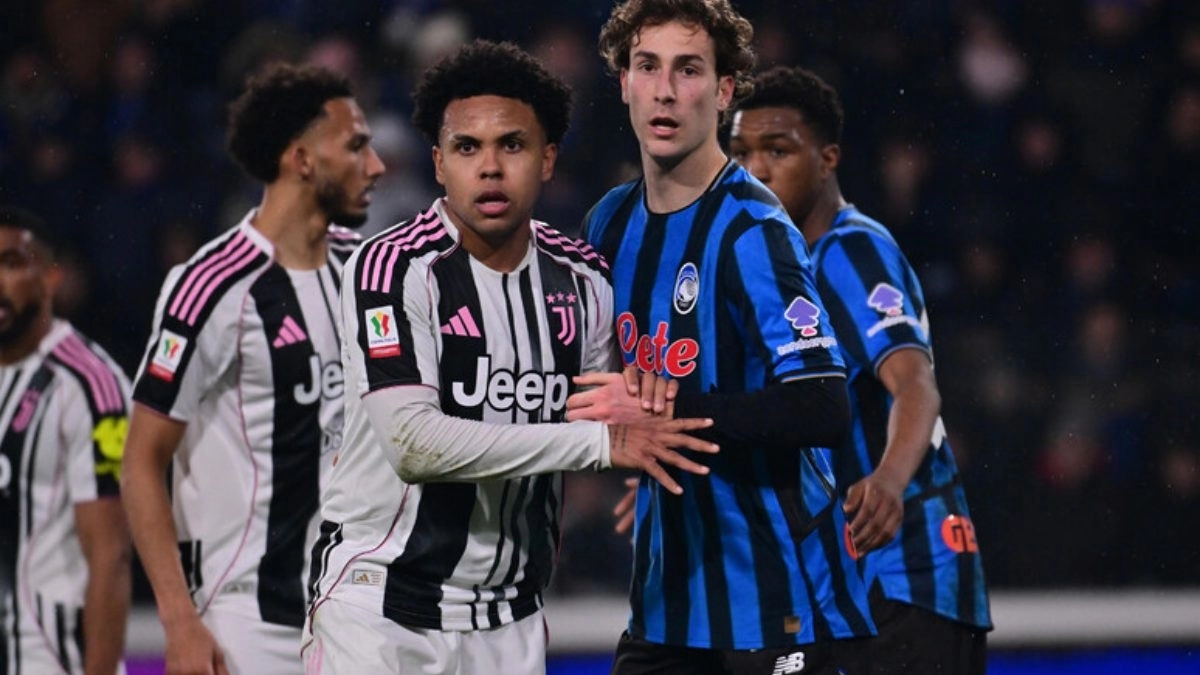 Weston McKennie during a Juventus - Atalanta