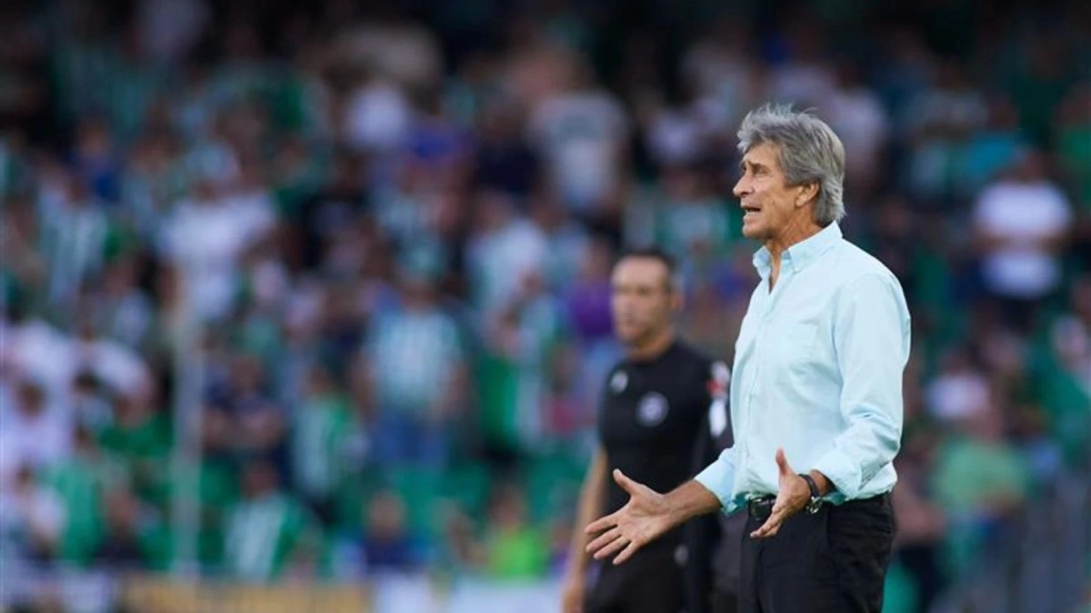 Manuel Pellegrini, entrenador del Real Betis
