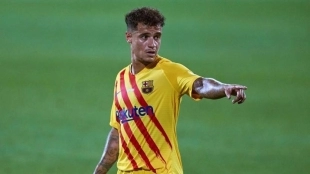 "Las 3 vías de escape de Coutinho./ Foto: MARCA"