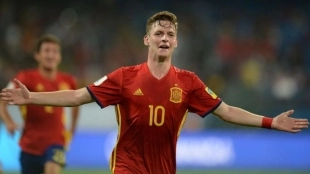 Sergio Gómez, internacional con España sub 21. Foto: Getty