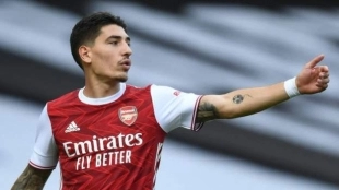 Héctor Bellerín, uno de los descartes del Arsenal esta temporada. Foto: Getty