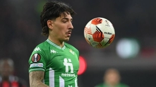 Héctor Bellerín, ex jugador del Real Betis: EFE.