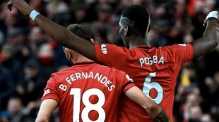 Foto Análisis | El triángulo de volantes del Manchester United en ataque posicional