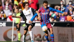 El Valencia le ha pedido al Tottenham prolongar la cesión de Bryan Gil