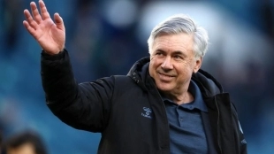 "Ancelotti no quiere venirse sólo del Everton./ Foto: MARCA"