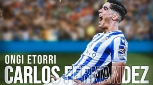 OFICIAL: Carlos Fernández, a la Real Sociedad. Foto: rtve.es