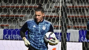 El portero del Cádiz CF es uno de los hombres clave del conjunto amarillo. Foto: Diario de Cádiz