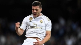 Luka Jovic podría llegar a Italia. Foto: Getty