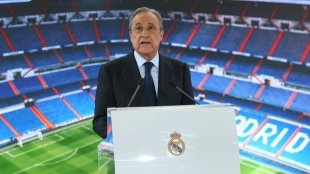 Florentino Pérez, ejemplo de buena gestión en el club madridista. Foto: Getty