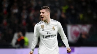 Luka Jovic quiere quedarse en el Real Madrid. Foto: AS