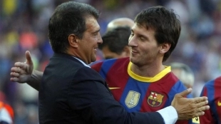 La ‘promesa’ que le ha hecho Laporta a Messi. Foto: sport.es