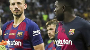 Las cruces a Samuel Umtiti y el silencio a Clement Lenglet "Foto: AS"