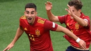 Ferran Torres podría fichar por el club culé. Foto: Getty