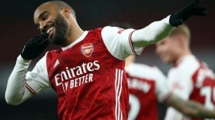 Alexandre Lacazette abandonará el Arsenal en 2022. Foto: Getty