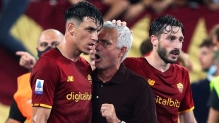 José Mourinho pretende alcanzar grandes cotas con la Roma. Foto: Getty