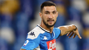 El momento de Matteo Politano "Foto: Transfermarkt"