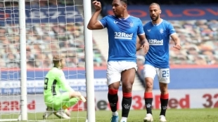Alfredo Morelos, a punto de abandonar el Rangers