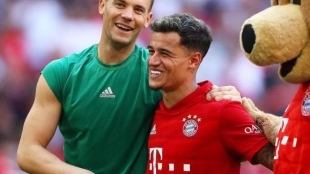 Neuer sale a la defensa de Coutinho | Bayern de Múnich