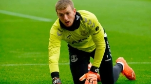 "El Everton le busca una salida a Pickfort./ Foto: talkSPORT"