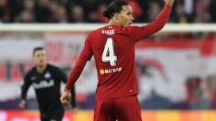 Virgil van Dijk se lesionó en octubre de 2020. Foto: Getty