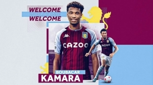 OFICIAL: Boubacar Kamará es nuevo jugador del Aston Villa