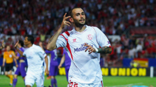"Los 4 jugadores a los que el Sevilla busca una salida./ Foto: Getty Images"