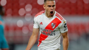 Desde Argentina confirman el destino brasileño para Santos Borré "Foto: TNT Sports"