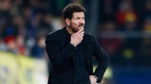 Simeone y la razón que le obligaría a dejar el banquillo del Atlético en junio. Foto: El País
